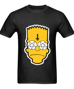 satanic bart simpson t-shirt