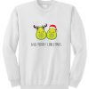 Avocado Avo Merry Christmas Sweatshirt