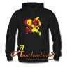 Baby Pokemon Pikachu and Deadpool Hoodie At