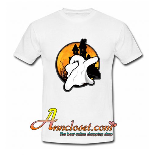 Dabbing Ghost Shirt Funny Halloween T Shirt At