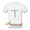 Jesus Script Cross Tee T Shirt At