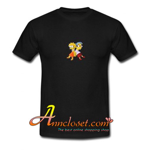 Lisa Simpson And Milhouse Cute T Shirt At