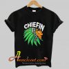 Chiefin Weed Smoking Indian T shirt At