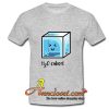 H2O Cubed Ice Block Chemistry Science Joke T Shirt At