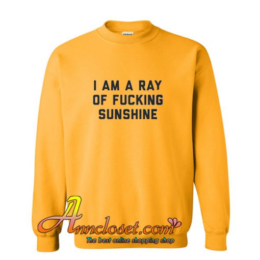 I Am a Ray of Fucking Sunshine Sweatshirt At