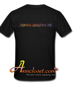 Jonas Brothers T shirt back At