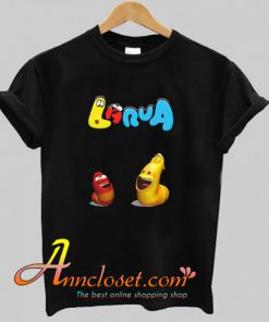 LArva Cartoon Black T shirt At