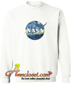 Nasa Logo Van Gogh Sweatshirt At