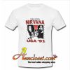 Nirvana USA ’91 T-shirt At