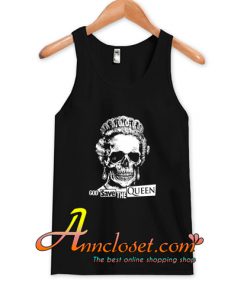 God Save The Queen – Sex Pistols Skull Tank Top At