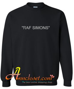 RAF SIMONS Black Sweatshirt At