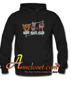 African American Love Peace & Soul Sign Hoodie At