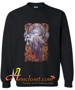 Lady Amalthea – The Last Unicorn Tri-blend Sweatshirt At