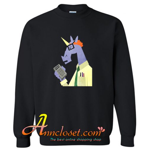 Accountant Unicorn Crewneck Sweatshirt At