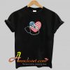 Giftamerican Flag Heart Nurse Style T Shirt At