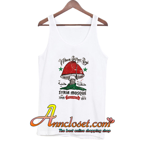 Allman Brothers Band Syria Mosque 1971 Tank Top At