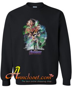 Avenger Endgame Poster Signature Sweatshirt At