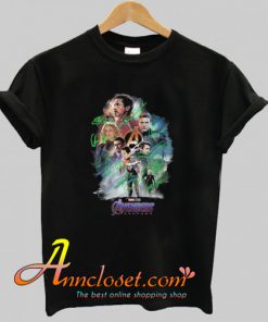 Avenger Endgame Poster Signature T-Shirt At