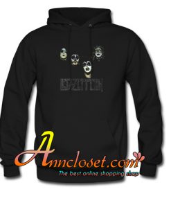 Led Zeppelin x KISS Combo Metal Hoodie At