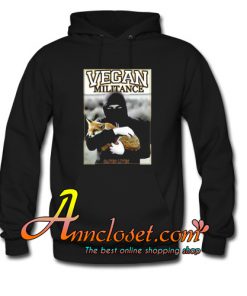 Vegan Militan Animal Liberation Hoodie At