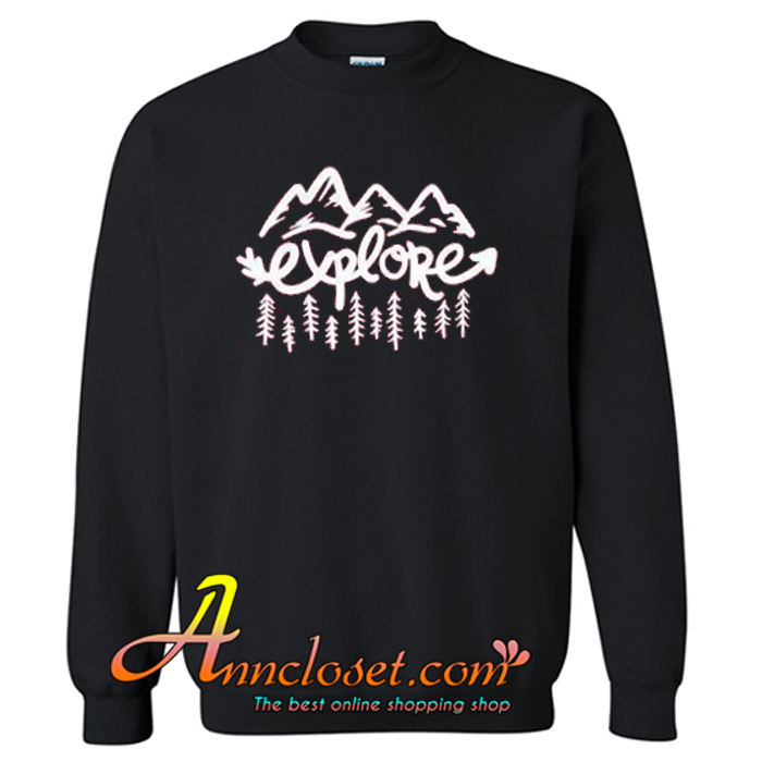 Explore Mountain Summer Sweatshirt At
