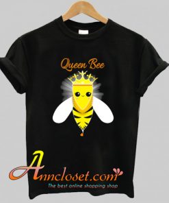 Halloween Queen Bee Cute Costume For Girls & Women Funny T-Shirt At