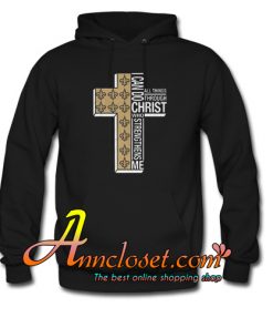 I Can Do All Things Through Christ Who Strengthens Me Cross Christmas Hoodie At