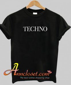TECHNO Black T Shirt At
