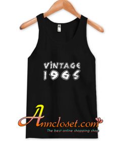 Vintage 1965 birthday gift Retro Grunge Tank Top At