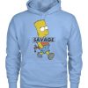 Bart Simpson Savage Hoodie At