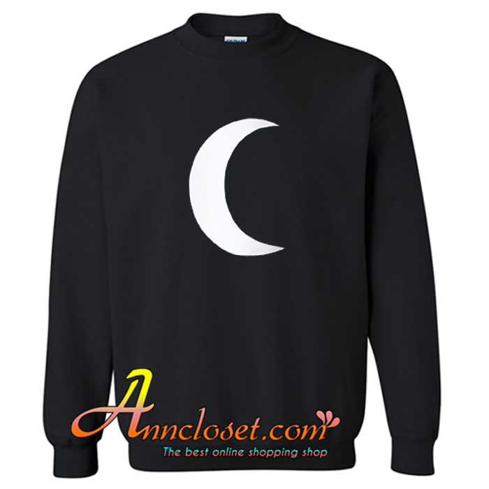 Crescent Moon Unisex Sweatshirt At