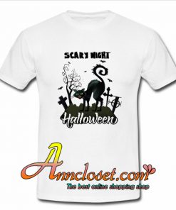 Halloween black cat T-Shirt At