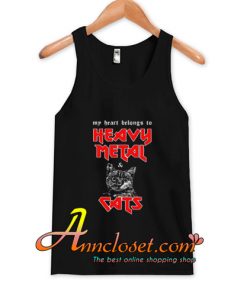 Heavy Metal and Cats Tank Top At
