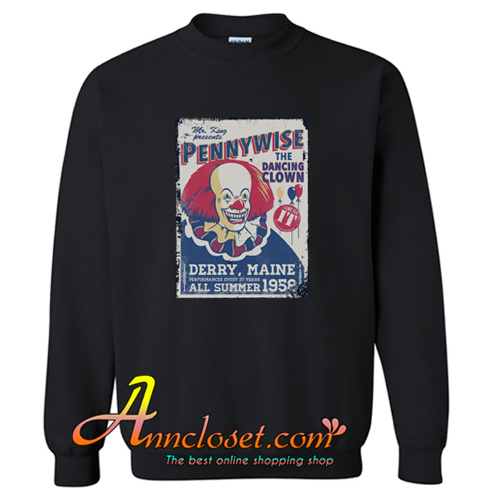 IT – Pennywise The Dancing Clown Sweatshirt At