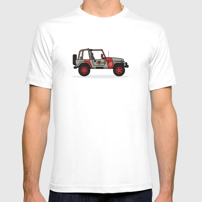 Jurassic Park Jeep T-Shirt At