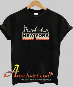 New York City Skyline Vintage T-Shirt At