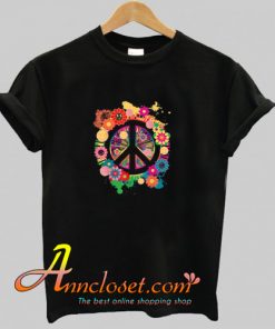 Peace Sign Colorful T-Shirt At