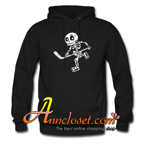 Skeleton Hockey Lovers Halloween Hoodie At