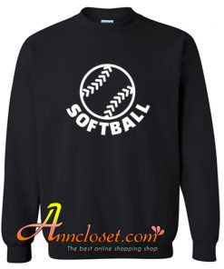 Softball Crewneck Sweatshirt At