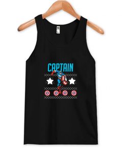 Captain in Christmas Tank Top At