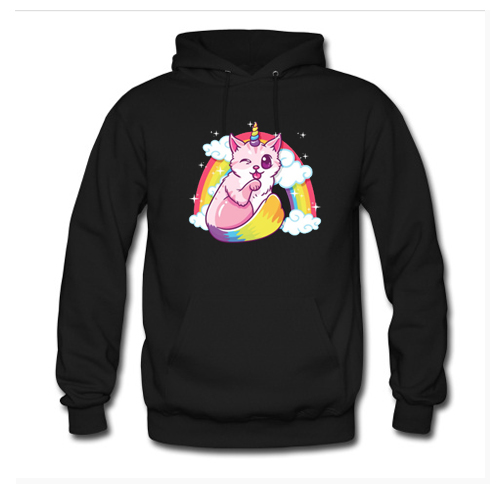 Caticorn - Funny cute kitten Unicorn Cat funny gift Hoodie At