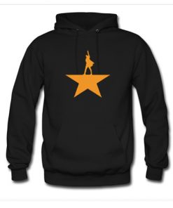 Hamilton Gold Star Logo Broadway Musical Hoodie At