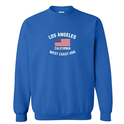 Los Angeles California West Coast USA Chic Fashion Sweatshirt At