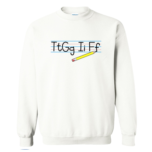 TtGgIiFf Funny Gift For Teacher Sweatshirt At