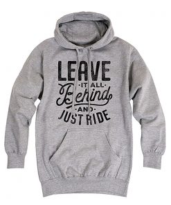 Athletic Heather Leave It All Behind & Ride Pullover Hoodie SFA