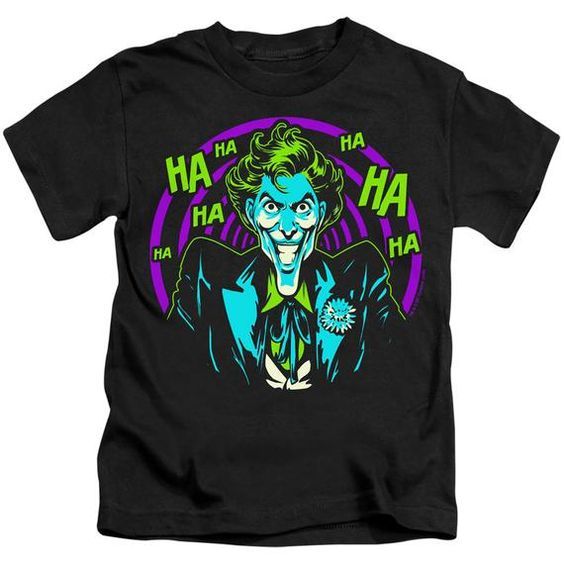 Batman Joker Hahaha Kid's T Shirt SFA
