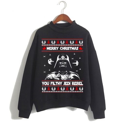 Darth Vader Merry Christmas You Filthy Jedi Rebel ugly Sweatshirt SFA