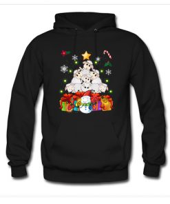 Funny Sheep Christmas Tree Cute Decor Gift Xmas Presents Hoodie At