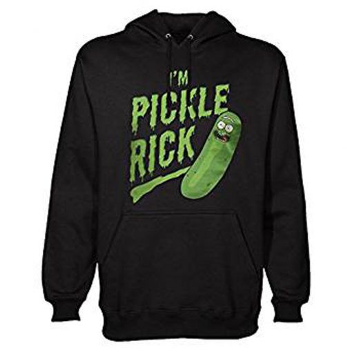 Je suis Pickle Rick avec Capuche Noir Hoodie SFA