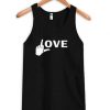 Love Middle Finger Tank Top SFA